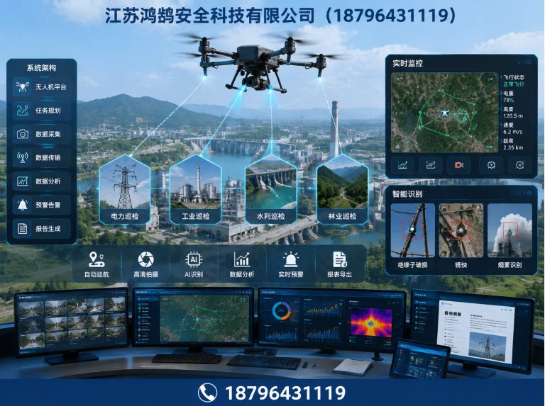 甘孜无人机巡检系统展示图